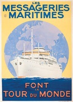 Les Messageries Maritimes font le tour du monde (Sandy Hook, ca. 1925).